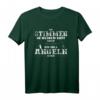 Fischen Angel Rute Stimmen in meinem Kopf ich soll angeln T-Shirt – Lustiges Angler Geschenk für Fischer, Väter & Opas zu Weihnachten, Ostern & Geburtstag