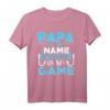 HapFrog Papa is my name fishing is my Game T-Shirt – Lustiges Angelmotiv für Anglerpapa zum Geburtstag