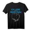 Ich Liebe Es Wenn Meine Frau Mich Angeln Lässt - Lustiges Angler Papa T-Shirt für Hobby- und Profifischer