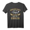 Angler Papa T-Shirt - Lustiges Angeln Geschenk für Vater zum Vatertag & Geburtstag, mit coolem Spruch