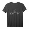 Vater Sohn Herzschlag Angeln Partnerlook T-Shirt – Perfektes Geschenk zum Vatertag, Geburtstag & Weihnachten für Angler-Väter und Söhne