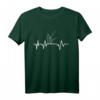 Vater Sohn Herzschlag Angeln Partnerlook T-Shirt – Perfektes Geschenk zum Vatertag, Geburtstag & Weihnachten für Angler-Väter und Söhne