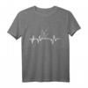Vater Sohn Herzschlag Angeln Partnerlook T-Shirt – Perfektes Geschenk zum Vatertag, Geburtstag & Weihnachten für Angler-Väter und Söhne