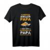 Herren Angeln Papa Vatertag Karpfen Angler T-Shirt – Das coole Geschenk für Fischer und Angler zum Vatertag und Geburtstag