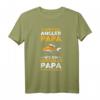 Herren Angeln Papa Vatertag Karpfen Angler T-Shirt – Das coole Geschenk für Fischer und Angler zum Vatertag und Geburtstag
