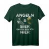 Lustiges Angler T-Shirt mit Fisch und Bier Motiv - Perfektes Geschenk für Fischer und Angler, ideal für Angelausflüge und Wochenendfischen