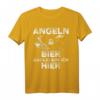 Lustiges Angler T-Shirt mit Fisch und Bier Motiv - Perfektes Geschenk für Fischer und Angler, ideal für Angelausflüge und Wochenendfischen