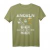 Lustiges Angler T-Shirt mit Fisch und Bier Motiv - Perfektes Geschenk für Fischer und Angler, ideal für Angelausflüge und Wochenendfischen