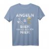 Lustiges Angler T-Shirt mit Fisch und Bier Motiv - Perfektes Geschenk für Fischer und Angler, ideal für Angelausflüge und Wochenendfischen
