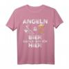 Lustiges Angler T-Shirt mit Fisch und Bier Motiv - Perfektes Geschenk für Fischer und Angler, ideal für Angelausflüge und Wochenendfischen