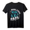 Cooles Papa Dad T-Shirt - Vatertagsgeschenk für Angler, Fischer & Outdoor-Fans, Vintage Angelmotiv