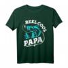 Cooles Papa Dad T-Shirt - Vatertagsgeschenk für Angler, Fischer & Outdoor-Fans, Vintage Angelmotiv