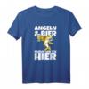Herren Angeln und Bier - Lustiges Fischer Petri Heil T-Shirt für Hobbyangler, Freunde & Familie