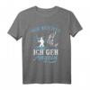 Mir reichts ich geh Angeln T-Shirt - Lustiges Angler Motiv für Fischer, Hobbyangler & als Geschenk zum Vatertag & Geburtstag