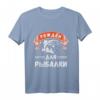 Geboren um Angler zu sein | Russischer Spruch Angeln T-Shirt für russische Fischer, Angler und Sportfischer