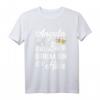 Angeln und Bier Darum Bin Ich Hier - Lustiges Fischer T-Shirt als Geschenk für Angler und Fischer für den nächsten Angelausflug