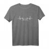 Fischer Herzschlag Angler Bass Fischen Angeln T-Shirt – Perfektes Geschenk für Fischliebhaber, Angler und Familie zu Weihnachten, Geburtstag, Vatertag & mehr
