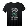 Herren Reichet Mir Die Rute Angeln Fischen Spruch Geschenk T-Shirt – Lustiges Angler Hobby Shirt für Männer, Väter & Opas zu Weihnachten & Geburtstag