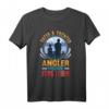 Angler Tochter und Vater Spruch Fischen Vatertag Geschenk T-Shirt – Perfekt für Angelausflüge, Weihnachten & Geburtstage