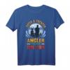Angler Tochter und Vater Spruch Fischen Vatertag Geschenk T-Shirt – Perfekt für Angelausflüge, Weihnachten & Geburtstage