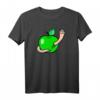 Wurm im Apfel T-Shirt – Lustige Geschenkidee für Geburtstag & Weihnachten, Tier- und Fruchtmotiv für Damen & Herren