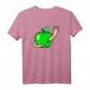 Wurm im Apfel T-Shirt – Lustige Geschenkidee für Geburtstag & Weihnachten, Tier- und Fruchtmotiv für Damen & Herren