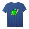 Wurm im Apfel T-Shirt – Lustige Geschenkidee für Geburtstag & Weihnachten, Tier- und Fruchtmotiv für Damen & Herren