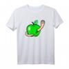 Wurm im Apfel T-Shirt – Lustige Geschenkidee für Geburtstag & Weihnachten, Tier- und Fruchtmotiv für Damen & Herren