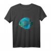 Diskusfisch Aquarianer T-Shirt – Buntbarsche & Zierfische Geschenk für Hobby Fischhalter und Liebhaber