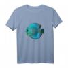 Diskusfisch Aquarianer T-Shirt – Buntbarsche & Zierfische Geschenk für Hobby Fischhalter und Liebhaber