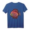 Diskus Shirt - Aquarium Diskusfisch Buntbarsch Geschenk für Aquarianer, Fischliebhaber & Zierfischfans, perfekt für Weihnachten, Geburtstag & Jahrestag