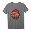 Diskus Shirt - Aquarium Diskusfisch Buntbarsch Geschenk für Aquarianer, Fischliebhaber & Zierfischfans, perfekt für Weihnachten, Geburtstag & Jahrestag