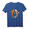 Koi Fisch Japanisches Aquarell T-Shirt – Perfektes Geschenk für Fischliebhaber, Aquarianer und Tierfreunde zu Weihnachten, Geburtstag & Jubiläum