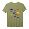 Afrikanische Buntbarsche Aquarium T-Shirt für Züchter & Fischliebhaber – Klassisch geschnitten, doppelt genähter Saum