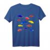 Afrikanische Buntbarsche Aquarium T-Shirt für Züchter & Fischliebhaber – Klassisch geschnitten, doppelt genähter Saum