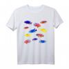 Afrikanische Buntbarsche Aquarium T-Shirt für Züchter & Fischliebhaber – Klassisch geschnitten, doppelt genähter Saum