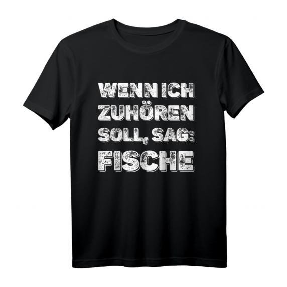 Wenn ich zuhören soll, sag: Fische - Aquarium Aquaristik T-Shirt für Fischliebhaber & Teichfreunde Wenn ich zuhören soll, sag: Fische - Aquarium Aquaristik T-Shirt für Fischliebhaber & Teichfreunde
