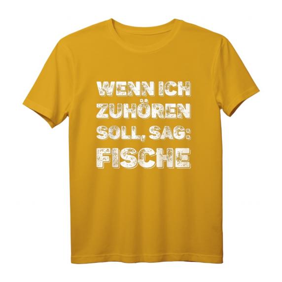 Wenn ich zuhören soll, sag: Fische - Aquarium Aquaristik T-Shirt für Fischliebhaber & Teichfreunde Wenn ich zuhören soll, sag: Fische - Aquarium Aquaristik T-Shirt für Fischliebhaber & Teichfreunde