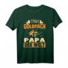 Herren Goldfisch Papa T-Shirt - Für Aquaristik Liebhaber, Teichbesitzer & Fischfreunde, Geschenkidee für Goldfisch Fans