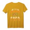 Herren Goldfisch Papa T-Shirt - Für Aquaristik Liebhaber, Teichbesitzer & Fischfreunde, Geschenkidee für Goldfisch Fans