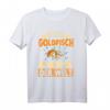 Herren Goldfisch Papa T-Shirt - Für Aquaristik Liebhaber, Teichbesitzer & Fischfreunde, Geschenkidee für Goldfisch Fans