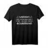 Warnung Lustiger Aquaristik Spruch Aquarium Aquarianer Shirt – Perfektes Geschenk für Fischliebhaber & Aquaristen