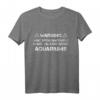 Warnung Lustiger Aquaristik Spruch Aquarium Aquarianer Shirt – Perfektes Geschenk für Fischliebhaber & Aquaristen