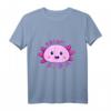 Lustiges Axolotl Smilealotl T-Shirt – Gefährdeter Axolotl Bewusstsein, Tier- und Naturliebhaber Geschenk