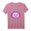 Lustiges Axolotl Smilealotl T-Shirt – Gefährdeter Axolotl Bewusstsein, Tier- und Naturliebhaber Geschenk