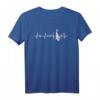 Koi Karpfen Herzschlag EKG Kohaku Sanke T-Shirt – Geschenkidee für Züchter, Fischliebhaber & Japan-Fans