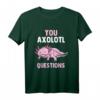 Axolotl Kinder Molch Schwanzlurch Damen T-Shirt - Kawaii Reptilienmotiv für Frauen und Kinder, Geschenkidee für Tierliebhaberinnen