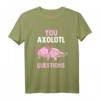 Axolotl Kinder Molch Schwanzlurch Damen T-Shirt - Kawaii Reptilienmotiv für Frauen und Kinder, Geschenkidee für Tierliebhaberinnen