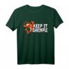 Garnelen & Meeresfrüchte - Keep it Shrimple T-Shirt für Aquarianer, Hobbyzüchter & Aquascaping Fans
