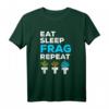 Eat Sleep Frag Repeat Lustiges Korallenriff-Aquarium T-Shirt für Salzwasserliebhaber & Meerwasseraquarien-Fans